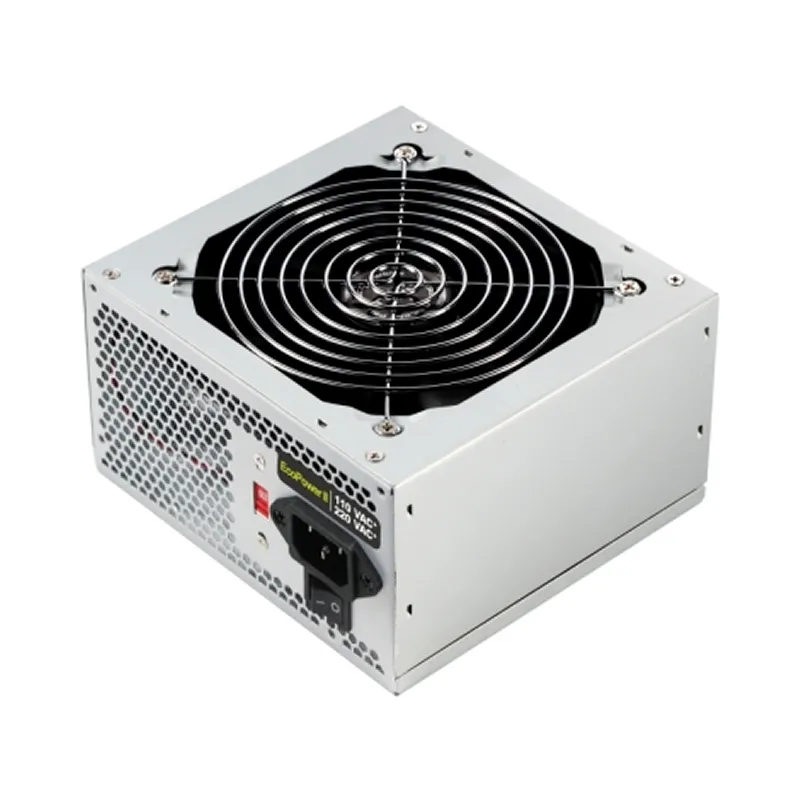 TOOQ Fuente De Alimentación 500W TQEP-500S-INT Conmutador Voltaje 115V/230V, 4 SATA Molex