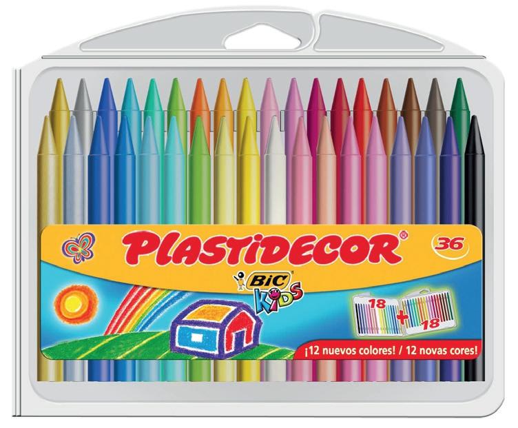 Plastidecor Ceras Kids Colores Surtidos Estuche 36 Ud