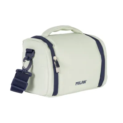 Milan Bolsa Isotérmica Porta Alimentos 5L - Apertura Total - Color Menta - 24.5x20x16cm