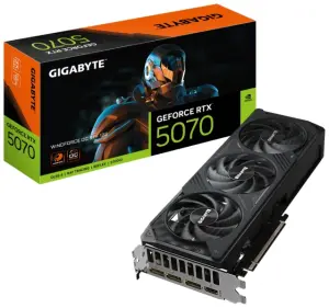 GIGABYTE GeForce RTX 5070 WINDFORCE OC 12GB GDDR7, PCI-E 5.0, 3 x DP 2.1a, 1 x HDMI 2.1b