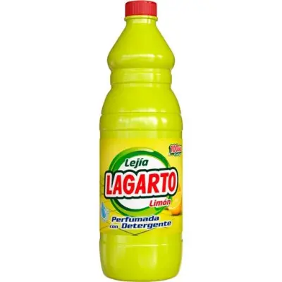 Lagarto Lejía Perfumada Limón con Detergente 1500ml