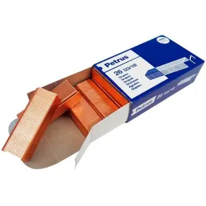 Petrus Grapas Mod. 26 Cobreadas para Grapadora 1600 - Caja de 1000