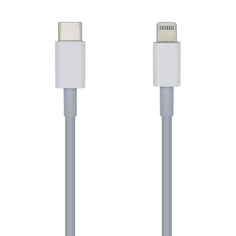 Aisens Cable-Apple -Usb Type C-Lightning-2A, 2M Carga Rápida Blanco