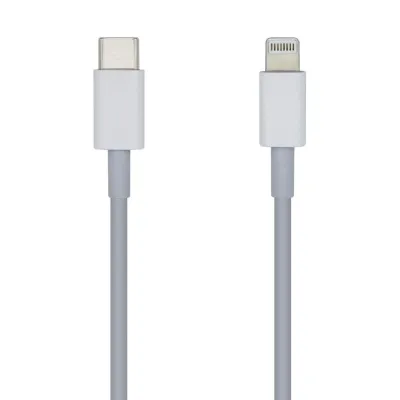 Aisens Cable USB Type C a Lightning 2A 2M Carga Rápida Blanco