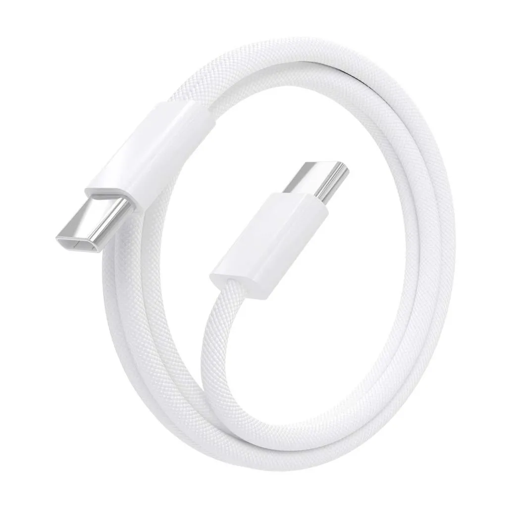 Aisens Cable Usb 2.0 3A 60W Tipo Usb-C/M - Usb-C/M Blanco 1,0M