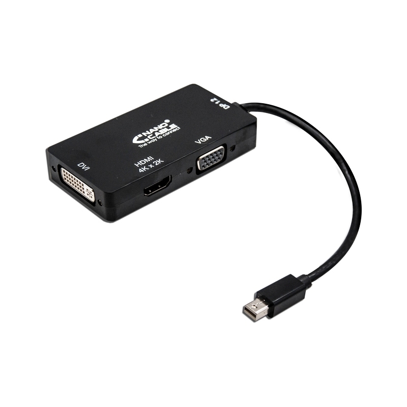 Nanocable Conversor Mini Displayp/Vga/Dvi/Hdmi 3E