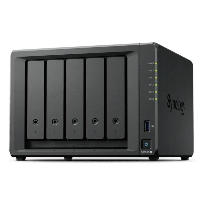 Synology DS1525+ NAS 5-Bay DiskStation con 2x 2.5GbE