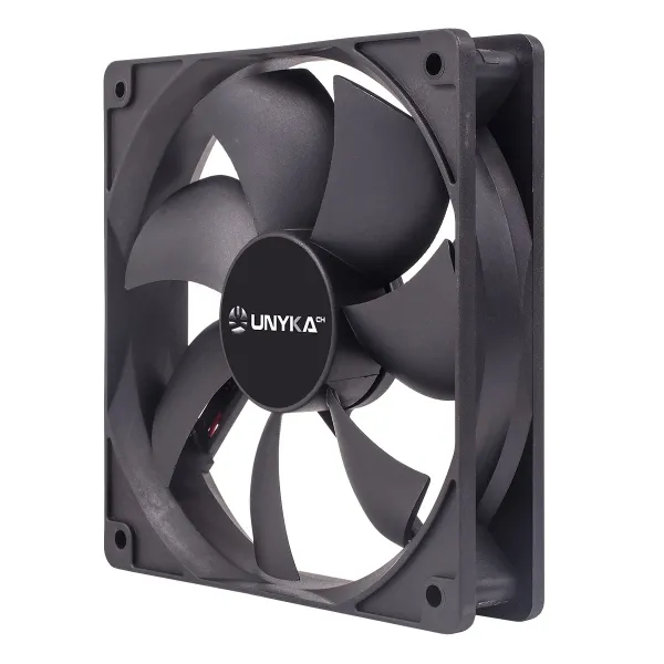 Unykach Ventilador 120Mm - Velocidad Max. 1200Rpm - Color Negro