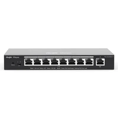 Ruijie Networks Reyee ES209GC-P Switch 9xGbE 8 PoE/PoE+ 120W