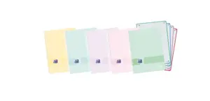 Oxford Live & Go A5+ Europeanbook - Tapa Plástica - 120 Hojas - Colores Surtidos