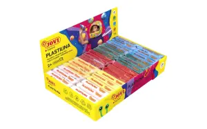 Jovi Plastilina Pastilla 50g Surtido 5 Colores Caja Expositora 30 Unidades