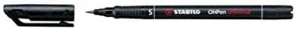 Stabilo Ohpen Rotulador Permanente - Punta Superfina - Trazo De 0.4Mm - Agarre Antideslizante - Tapon Ventilado - Color Negro