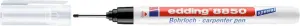 Edding 8850 Marcador para Taladros Punta Extralarga 20mm Trazo 1mm Color Negro