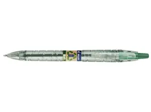 Pilot Bolígrafo Retráctil B2P Ecoball BeGreen 1mm Verde Recargable 86.64% Plástico Reciclado