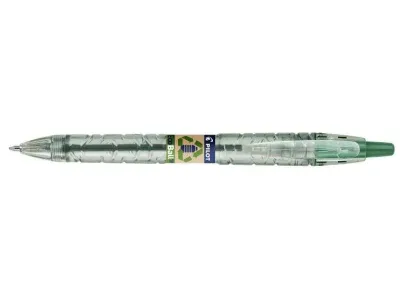 Pilot Boligrafo De Bola Retractil B2P Ecoball Begreen - Punta Redonda 1Mm - Trazo 0.27Mm - 86,64% De Plastico Reciclado - Recargable - Color Verde