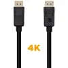 Aisens Cable DisplayPort V1.2 4K@60Hz DP/M - DP/M Negro 0,5M