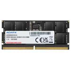 A-DATA 32GB DDR5 5600MHz SODIMM RAM AD5S560032G-S