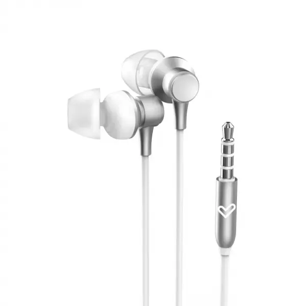 Energy Sistem Auricular Metallized Jack 3.5mm con Control Remoto Blanco