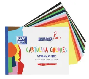 Oxford Bloc 10H A4 Cartulina De Colores 170g