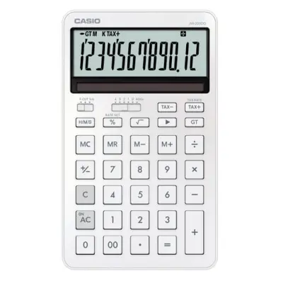 Casio Calculadora de Oficina Sobremesa 12 Dígitos Blanca