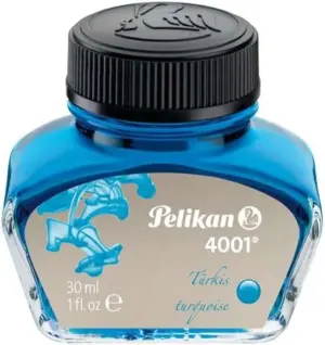 Pelikan Tinta 4001 No.78 Turquesa 30 ml para Estilográfica