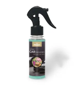 Prady Ambientador Coche Ritual Spa - Frasco de 100 ml - Spray Pulverizador
