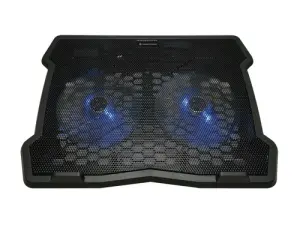 Conceptronic Base de Refrigeración para Portátiles con 2 Ventiladores de 125mm hasta 15,6