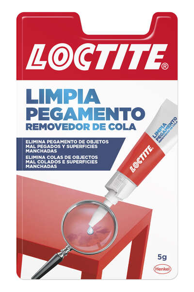 Loctite Super Glue-3 Limpia Pegamento 5Gr - Elimina Restos De Etiquetas Adhesivas, Restos De Pegamento En Objetos Mal Pegados Y Manchas De Tinta - 2950035