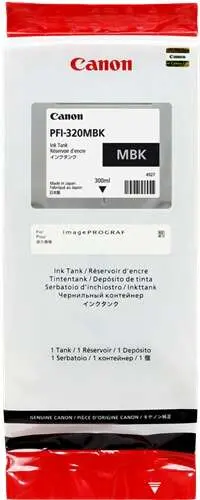 Canon PFI320 Cartucho de Tinta Original Negro Mate