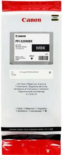Canon PFI320 Cartucho de Tinta Original Negro Mate