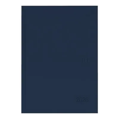 Oxford Agenda Anual Minimal Cosida A5 320H Azul 2026