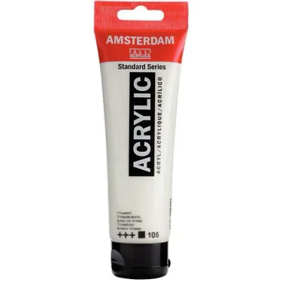 Talens Acrílicos Tubo 120ml Blanco De Titanio Standard Series
