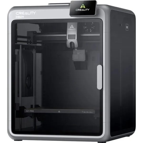 Creality K2 Pro Impresora 3D Cerrada - Tamaño 30X30X30Cm - Cuerpo De Aluminio Aeroespacial - Interfaz De Usuario Inteligente - Velocidad Hasta 600Mm/S