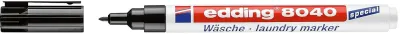 Edding 8040 Rotulador Permanente para Tejido Punta Redonda 1mm Color Negro