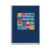 Dohe Cuaderno Espiral A4 100 Hojas Microperforadas Cuadricula 5mm Tapa Dura