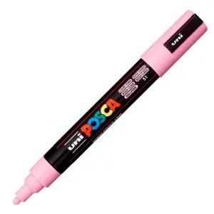 Posca Marcador PC-5M No Permanente Punta Forma De Bala 1,8 - 2,5 Mm Rosa Claro