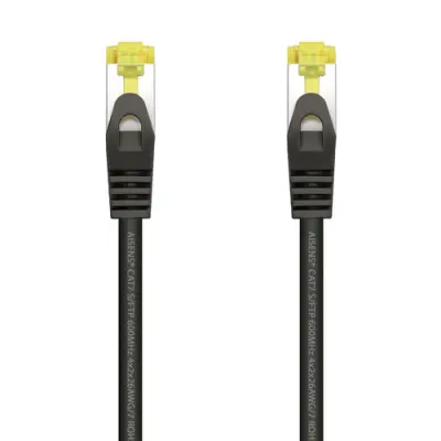Aisens Cable de Red RJ45 LSZH Cat.7 600 MHz S/FTP PIMF AWG26 - 2.0M - Negro