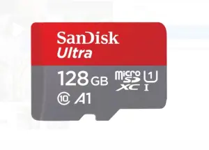 SanDisk Ultra Micro SDXC 128GB UHS-I A1 Clase 10 con Adaptador