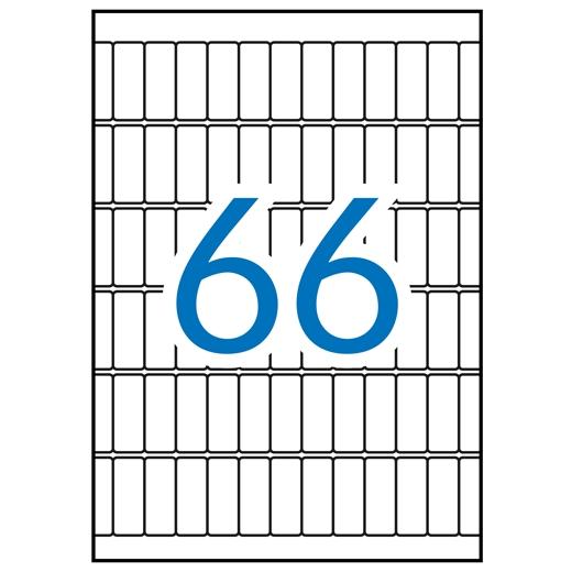 Apli Etiquetas Adhesivas 12X30Mm Manual/Impresión C/Romos 66 X 15H A5 Blanco