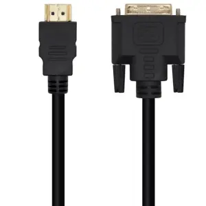 AISENS CABLE DVI A HDMI DVI18+1/M - HDMI A/M NEGRO 1,8M
