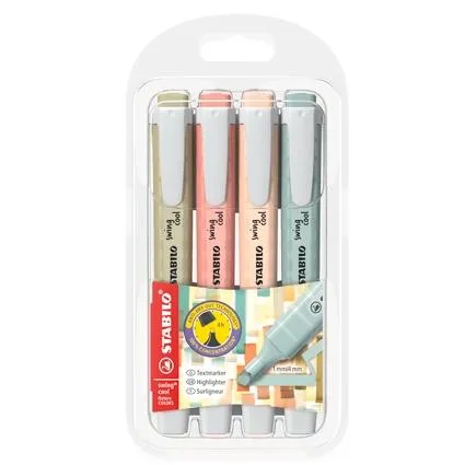 Stabilo Marcador Swing Cool Naturecolors C/Surtidos Blíster 4 Ud