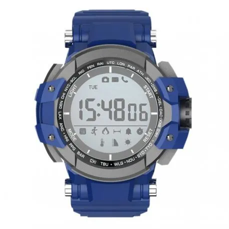 Reloj Inteligente Deportivo Billow Xs15Bl Anti-Shock Ip68 Bt 4.0 G-Sensor Pila Interna 12 Meses Azu
