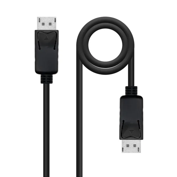 Nanocable Cable Displayport 1.2 Ccs Dp/M-Dp/M - Longitud 2M - Soporta Resoluciones De Video De Hasta 4K - Color Negro