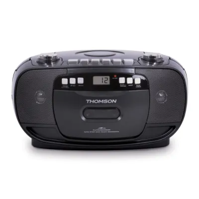 Thomson RK200CD Radio CD y Casete Color Negro