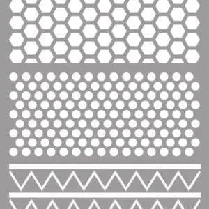 La Pajarita Stencil ST-14 Plantilla Decorativa Textures