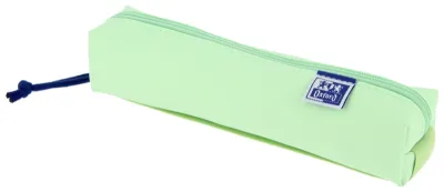 Oxford Estuche Cuadrado Pequeño Acolchado Verde con Goma Elástica