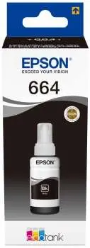 Epson T6641 Negro Botella de Tinta Original - C13T664140