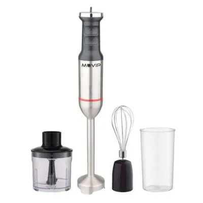 Muvip Batidora de Mano Inox 1700W Con Accesorios Para Cocina