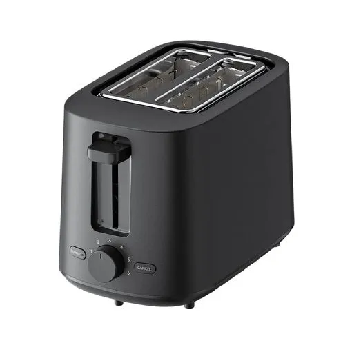 Xiaomi Toaster Tostadora 930W - Ranura Ancha 35 Mm - 6 Niveles De Tostado - Funcion Descongelar Y Recalentar - Rejilla Plegable Tipo Mini Horno - Bandeja Recogemigas - Material Apto Para Alimentos - Color Negro