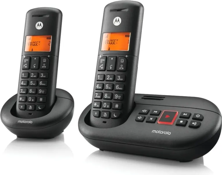 Motorola E212 Teléfono DECT Contestador Duo